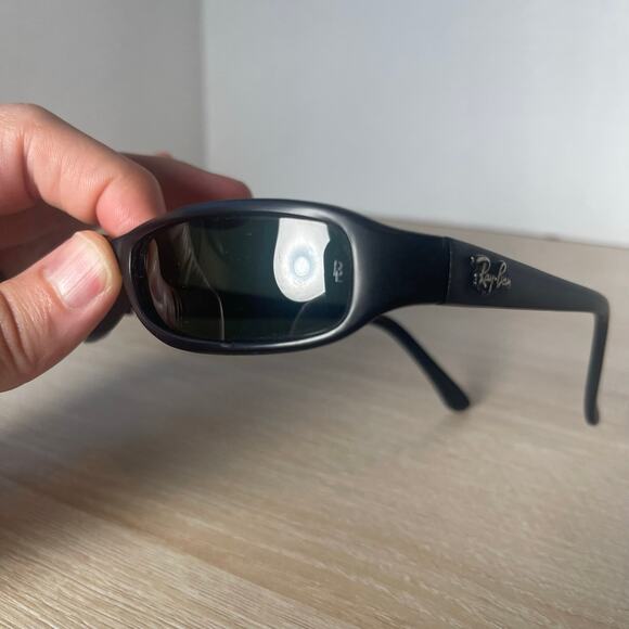 Vintage Bausch and Lomb Ray-Ban Mod 3172 Sunglasses Black 53-16-128 Made in USA - Picture 7 of 10